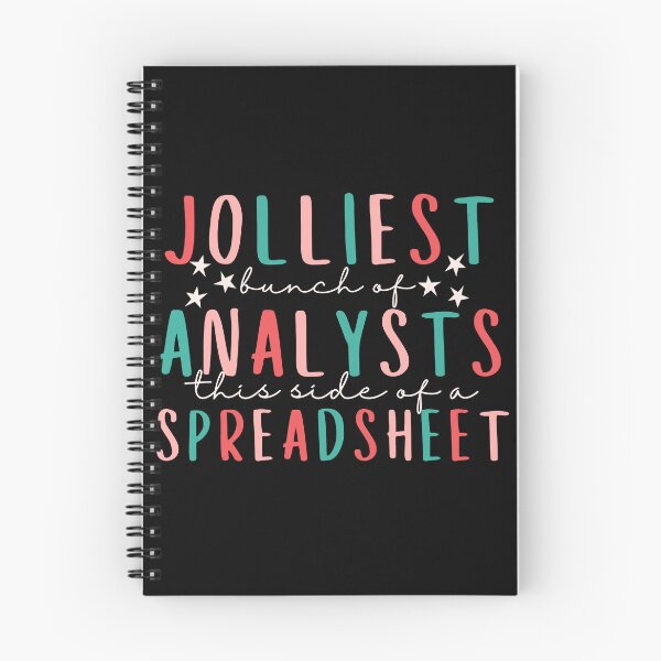 Item preview, Jolliest Bunch Of Analysts This Side of Spreadsheet designed and sold by SunfullyYours.