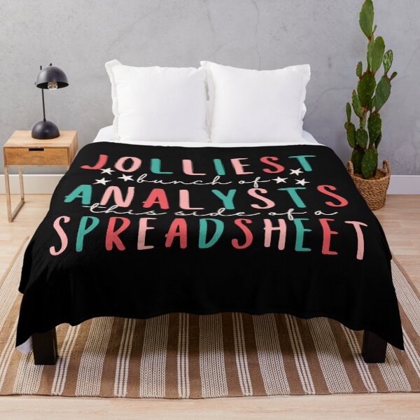 Item preview, Jolliest Bunch Of Analysts This Side of Spreadsheet designed and sold by SunfullyYours.