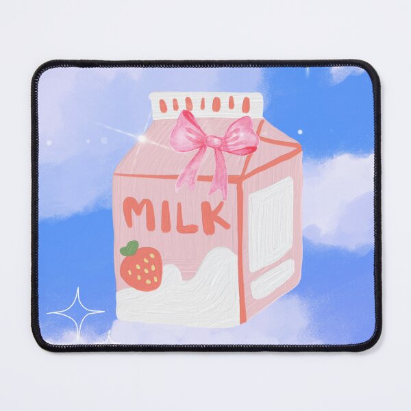 Item preview, Cute Strawberry Milk Carton designed and sold by bowsbotanicals.