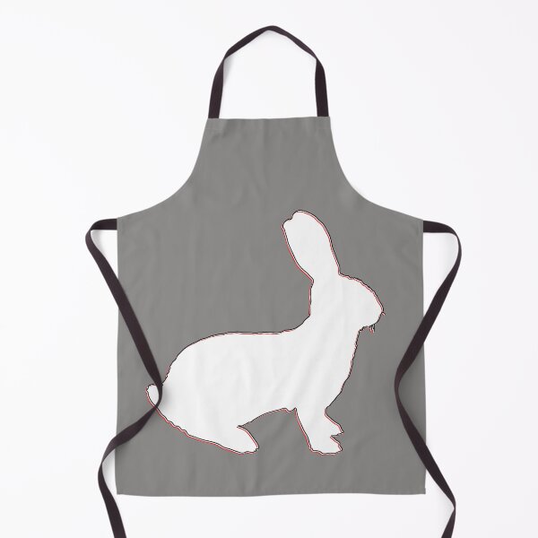 Item preview, Neon white Minimalist Rabbit Outline designed and sold by 4rpixs.