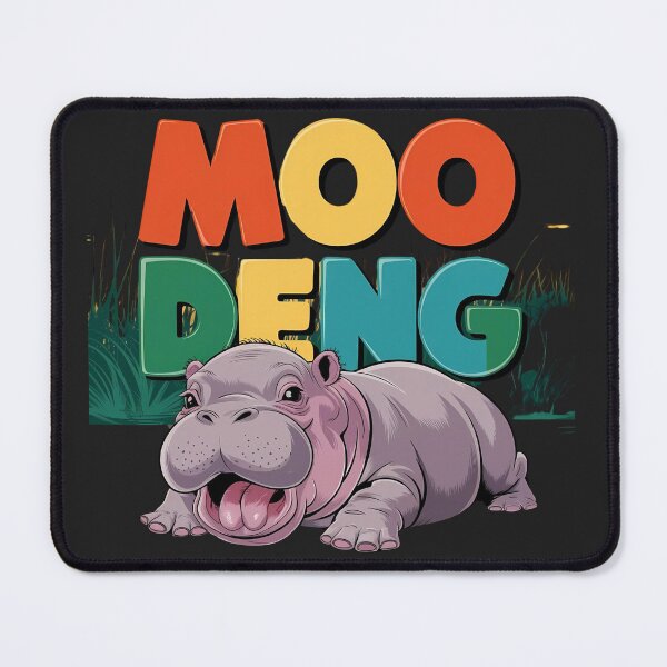 Item preview, Moo Deng: The Viral Baby Hippo designed and sold by holidayT-shirt.