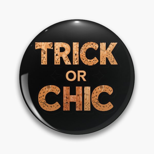 Item preview, Trick or Chic Halloween Tee designed and sold by WitMeme.