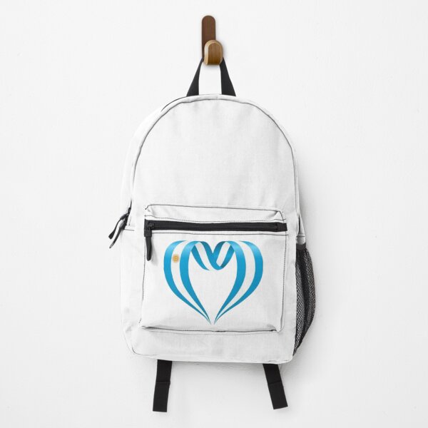 Item preview, 9023 Heart ribbon Argentina flag designed and sold by Magic3D.