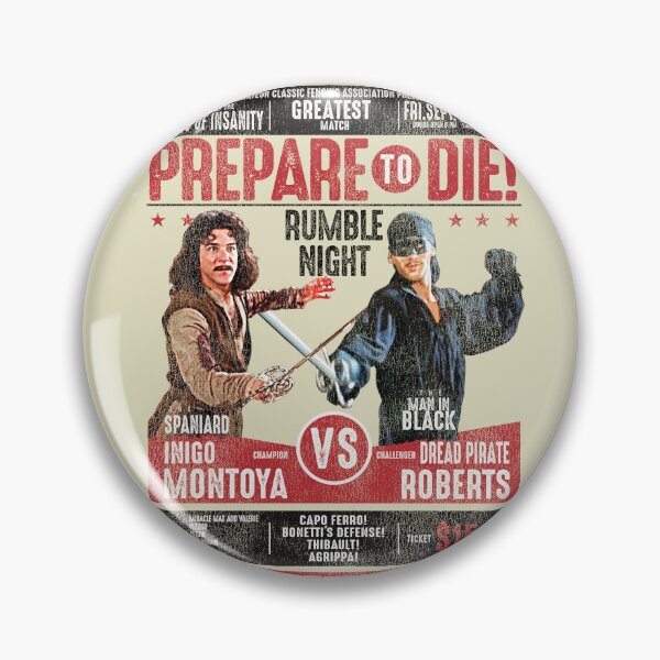Item preview, Inigo Montoya Fencing Poster Worn designed and sold by Alema Art.