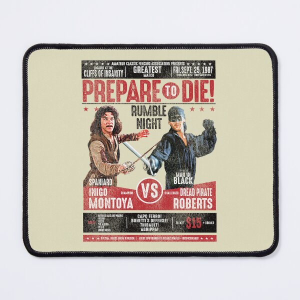 Item preview, Inigo Montoya Fencing Poster Worn designed and sold by Alema Art.