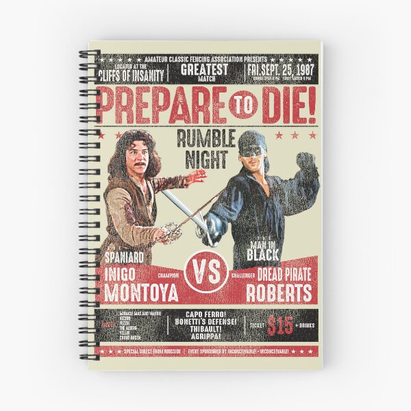 Item preview, Inigo Montoya Fencing Poster Worn designed and sold by Alema Art.