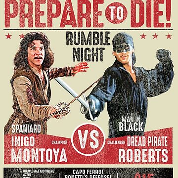 Artwork thumbnail, Inigo Montoya Fencing Poster Worn by Alema Art