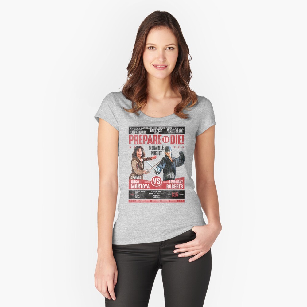 Item preview, Fitted Scoop T-Shirt designed and sold by alhern67.