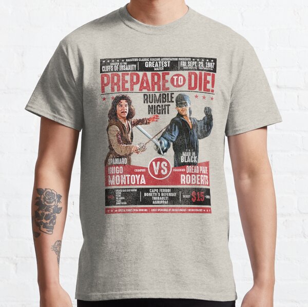 Item preview, Inigo Montoya Fencing Poster Worn designed and sold by Alema Art.