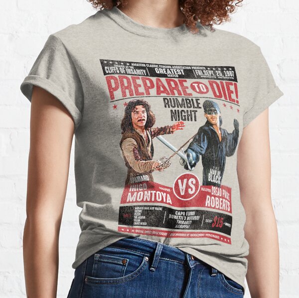 Item preview, Inigo Montoya Fencing Poster Worn designed and sold by Alema Art.