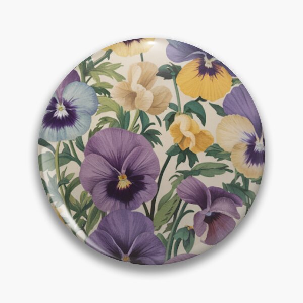 Item preview, Pansies Print designed and sold by whitecat23.