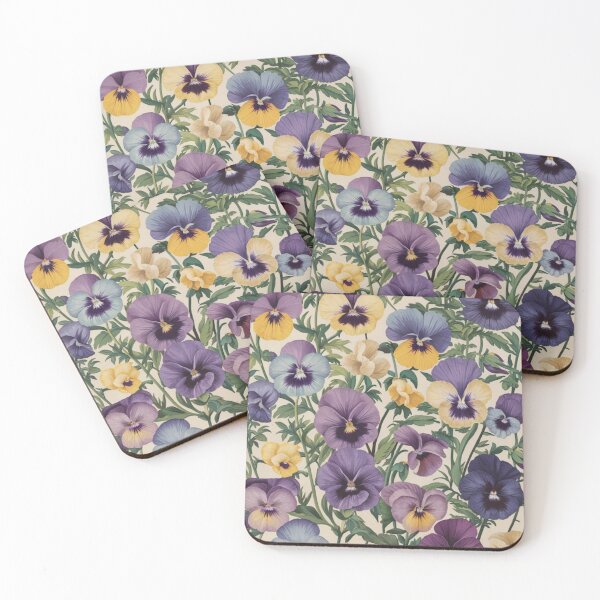 Item preview, Pansies Print designed and sold by whitecat23.