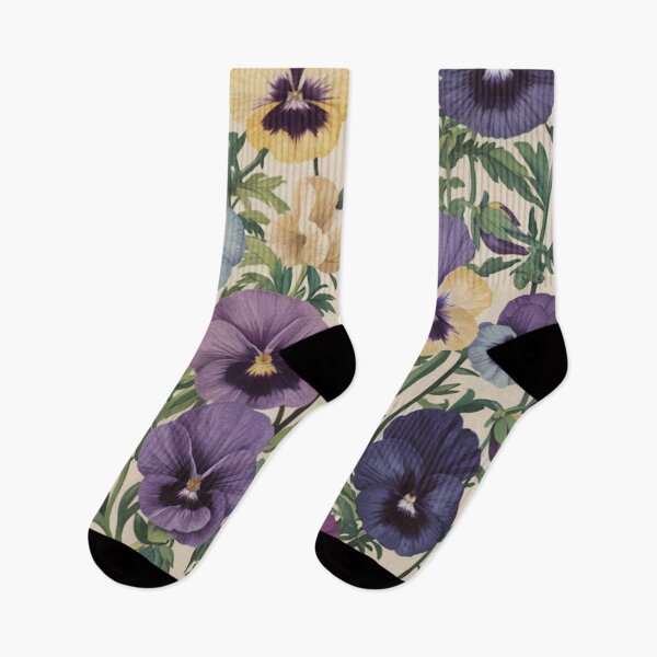 Item preview, Pansies Print designed and sold by whitecat23.