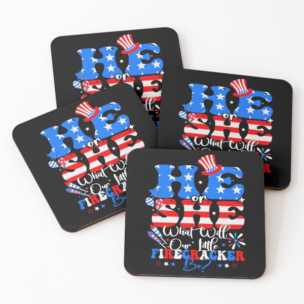 Item preview, he or she what will our little firecracker be Funny Gender Reveal designed and sold by REDDLINE.