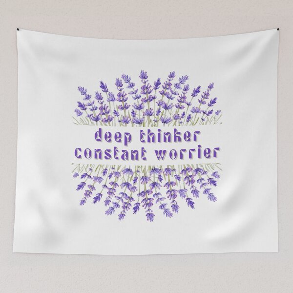 Item preview, Deep Thinker. Constant Worrier. designed and sold by FuryHive.