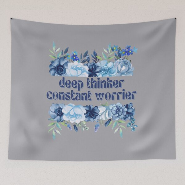 Item preview, Deep Thinker. Constant Worrier. designed and sold by FuryHive.