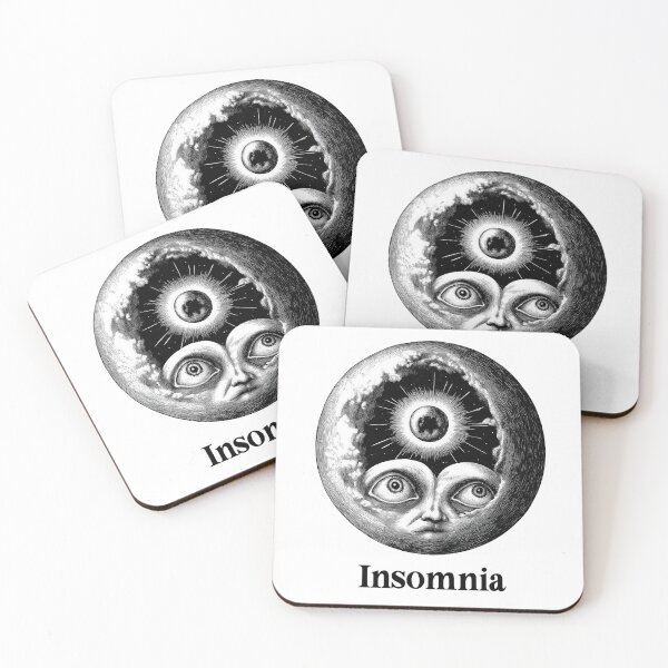Item preview, Surreal Insomnia: Moon and Sun Cosmic Portrait designed and sold by Desiredobsolete.