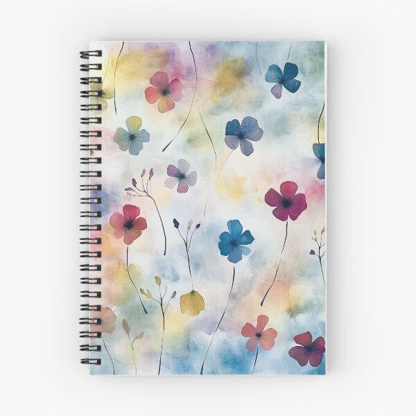 Item preview, Colorful Wildflowers with Long Stems – Watercolor Floral Art designed and sold by solynneart.