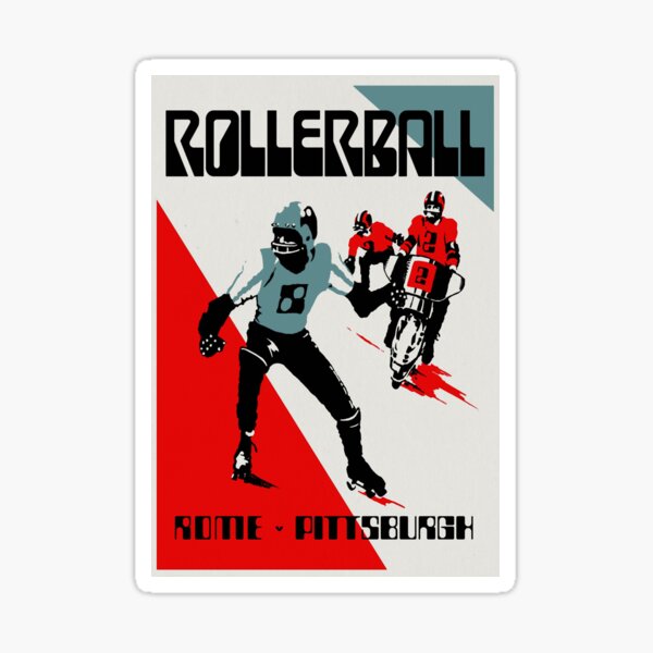 Rollerball - Rome vs Pittsburgh Sticker