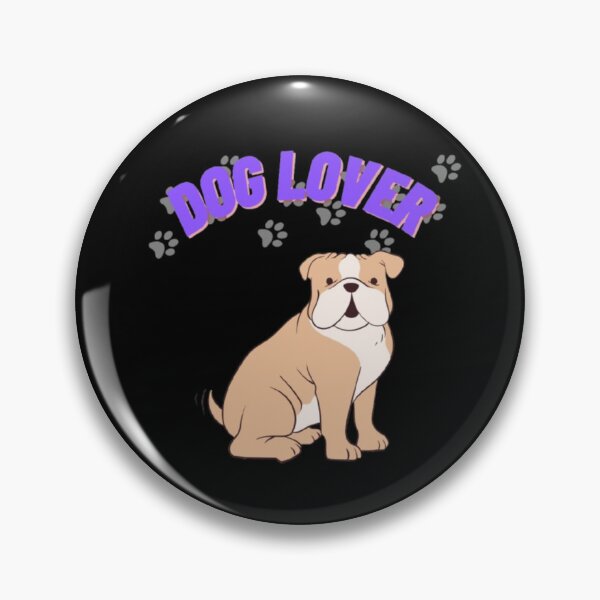 Item preview, Dog Lover Design with Adorable Bulldog Illustration - Cartoon Dog Graphic designed and sold by MSHobbies.