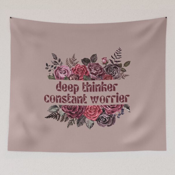 Item preview, Deep Thinker. Constant Worrier. designed and sold by FuryHive.