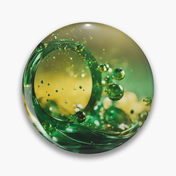 Item preview, Abstract gold and green liquid designed and sold by ADP76.
