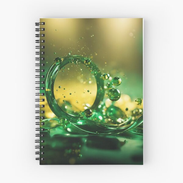 Item preview, Abstract gold and green liquid designed and sold by ADP76.