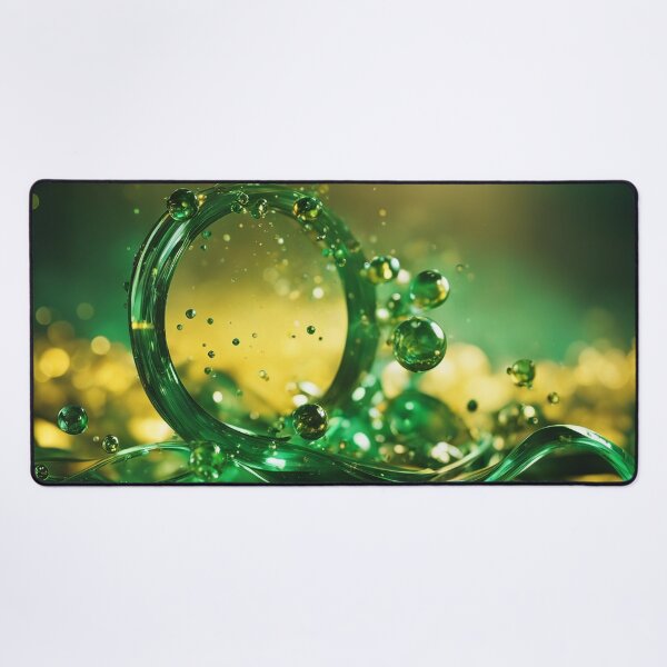 Item preview, Abstract gold and green liquid designed and sold by ADP76.