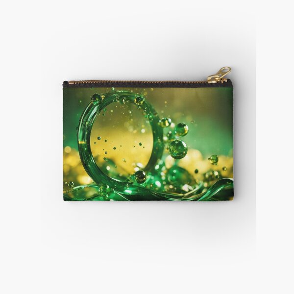 Item preview, Abstract gold and green liquid designed and sold by ADP76.