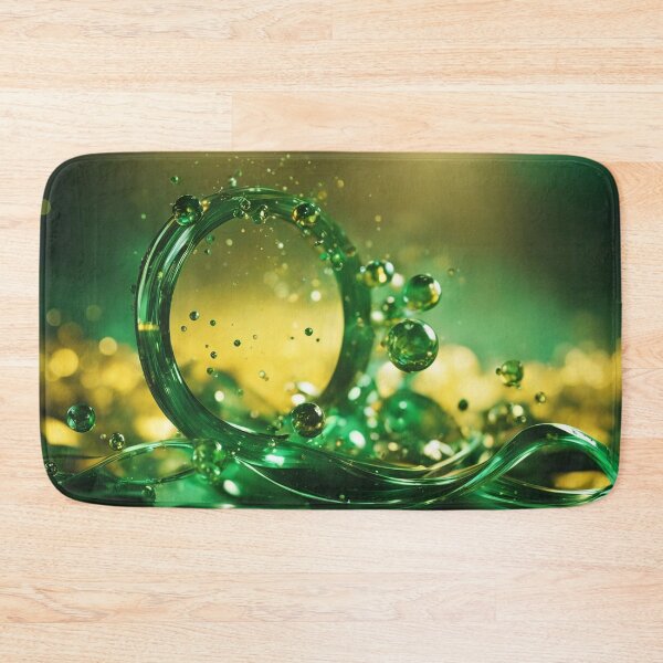 Item preview, Abstract gold and green liquid designed and sold by ADP76.
