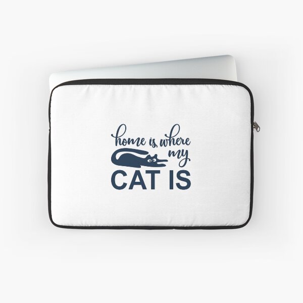 Item preview, Home is where My Cat is funny quote Design designed and sold by Mindlimes.