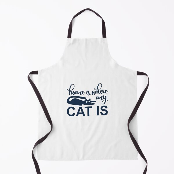 Item preview, Home is where My Cat is funny quote Design designed and sold by Mindlimes.