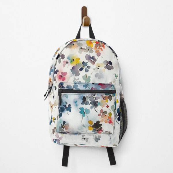 Item preview, Tiny Floral Clusters of Wildflowers – Watercolor Pattern Art designed and sold by solynneart.