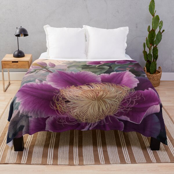 Item preview, Purple Clematis designed and sold by whitecat23.