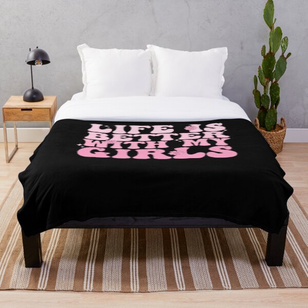 Item preview, Life is better with my girls Humor quote designed and sold by REDDLINE.