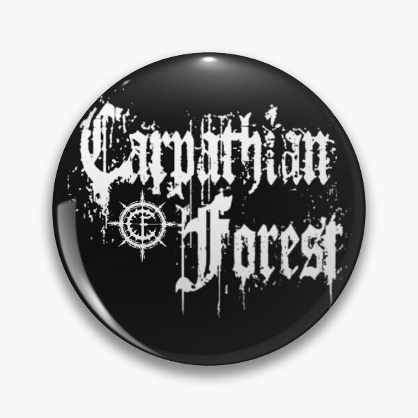 Item preview, CARPATHIAN FOREST Logo - Black Metal  designed and sold by MetalRockProg.
