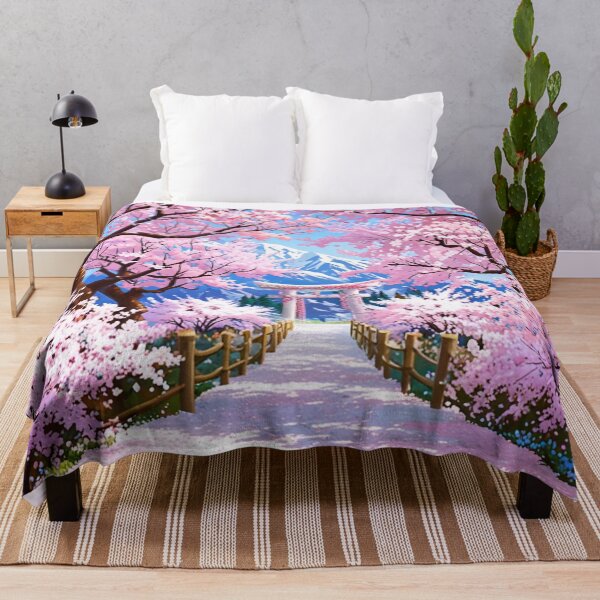 Item preview, Pink cherry trees. designed and sold by PatDoArt.