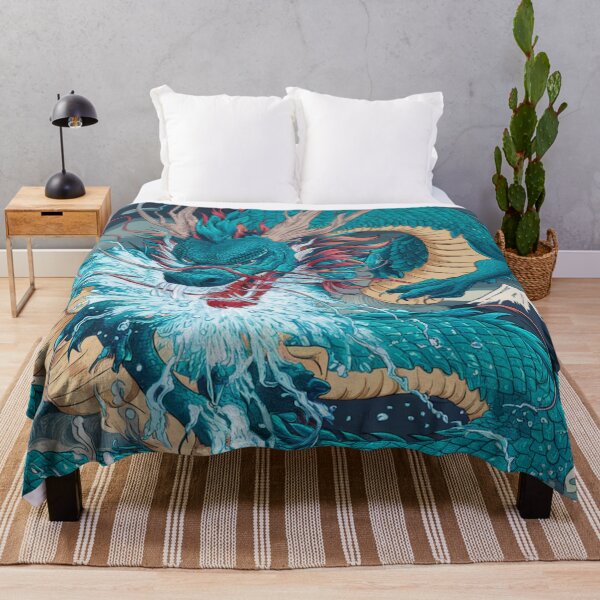 Item preview, Hokusai Style Dragon designed and sold by whitecat23.