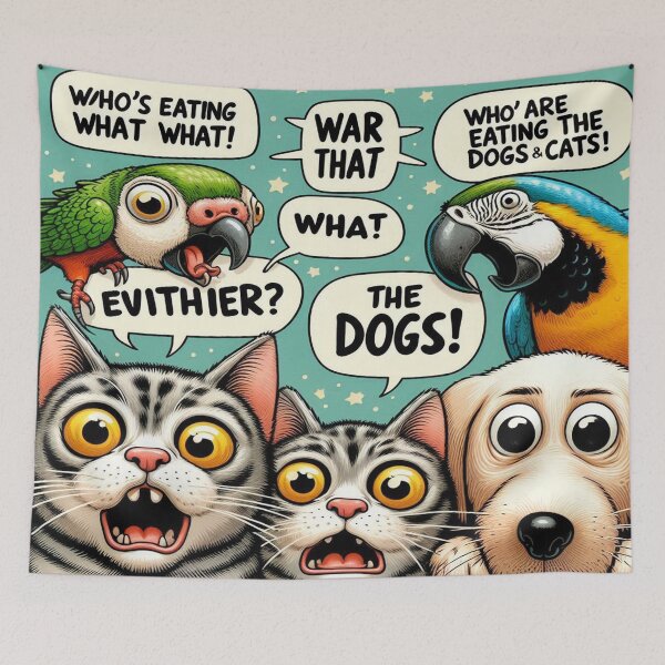 Item preview, The Misunderstanding at the Animal Gathering /  The Pet’s Dinner Dilemma / Springfield Dogs Dilemma designed and sold by Dubione2.