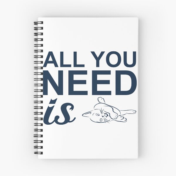 Item preview, All you need is to Love Cat funny quote Design designed and sold by Mindlimes.