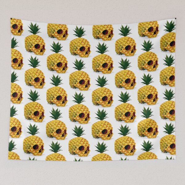 Item preview, Pineapple with realistic skull. designed and sold by Potato-hen.