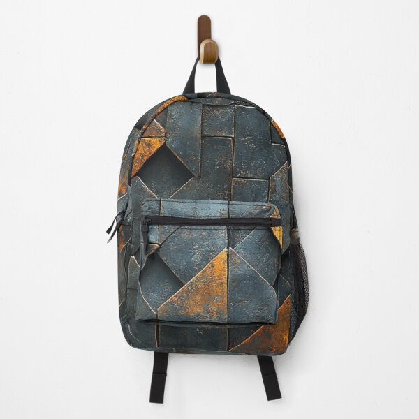 Item preview, Geometric Interlocking Shapes in Rustic Bronze designed and sold by TotemTrovia.