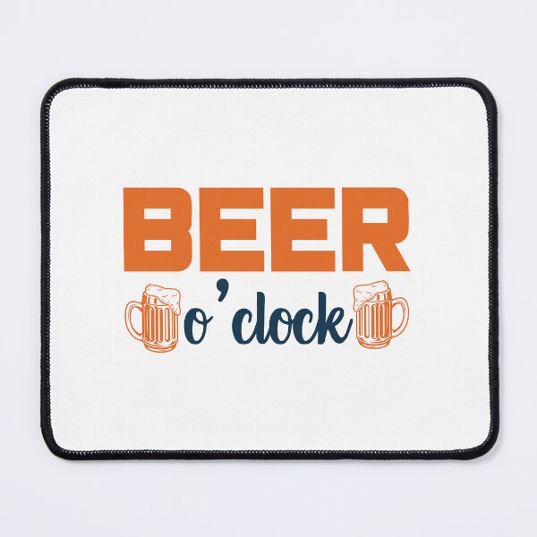 Item preview, Beer O'clock funny quote Design designed and sold by Mindlimes.