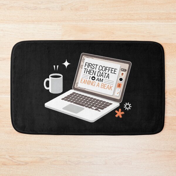 Item preview, First coffee then data l am earning a break: coffee lover tshirt  designed and sold by Rally Forge.