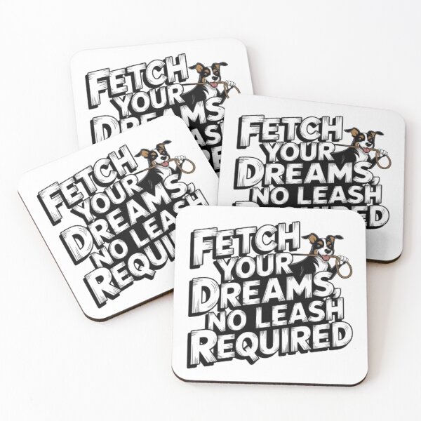 Item preview, Fetch Your Dreams - Ambitious Dog Design designed and sold by Petpixy.
