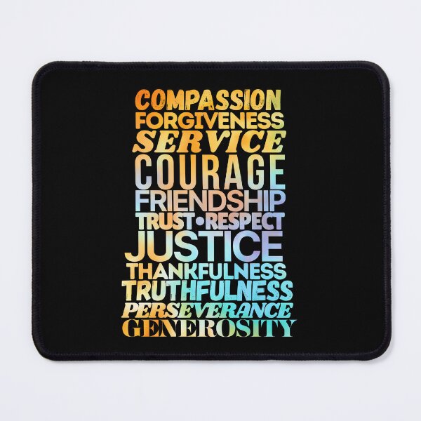 Item preview, Twelve Core Values Motivational Daily Life designed and sold by SunfullyYours.
