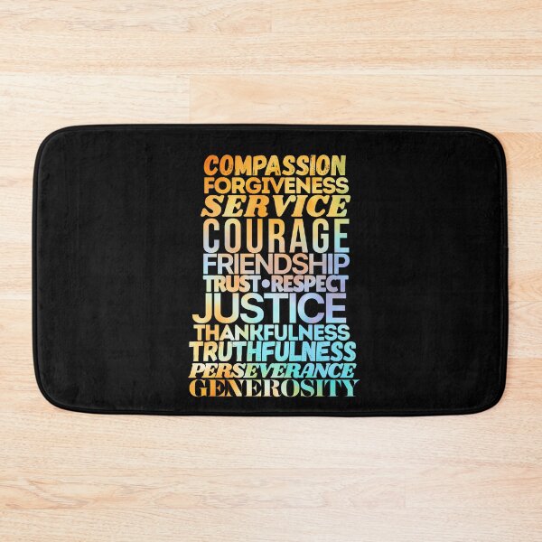 Item preview, Twelve Core Values Motivational Daily Life designed and sold by SunfullyYours.