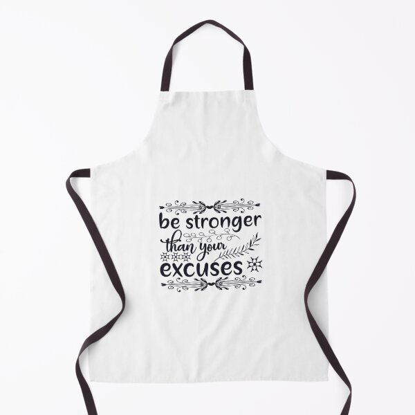 Item preview, Be Stronger than your Excuses quote Design designed and sold by Mindlimes.