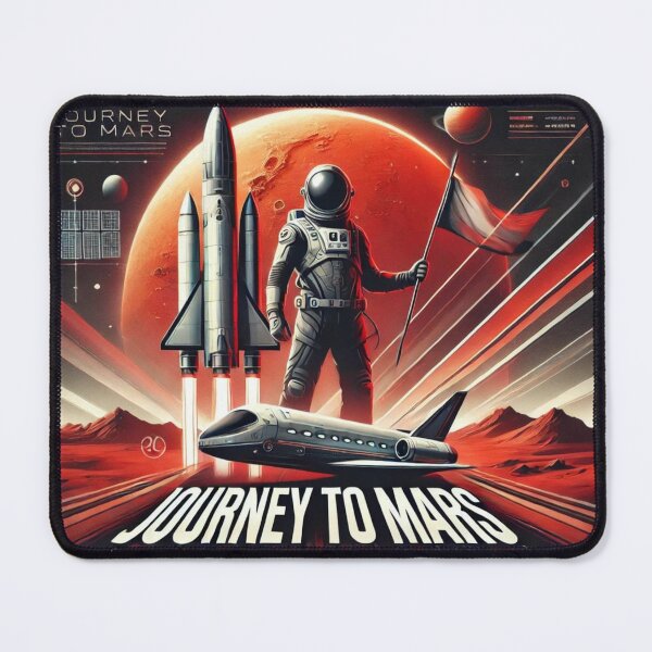 Item preview, Futuristic promotional image for a journey to Mars designed and sold by Thanabordee.