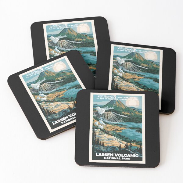 Item preview, Lassen Volcanic National Park, Vintage Travel designed and sold by PinkandP.